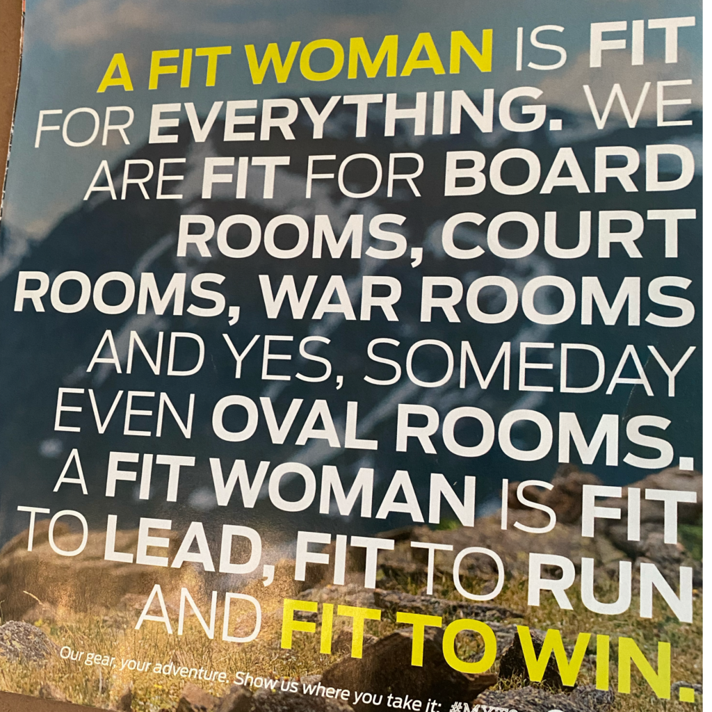 Title Nine A FIt Woman advert